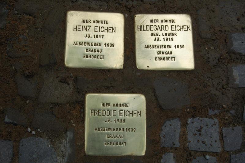 Stolpersteine Familie Eichen (c)Projekt-Stolpersteine
