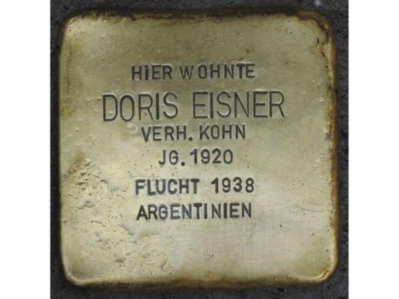 Stolperstein Doris Eisner, Bild:H.-J. Hupka