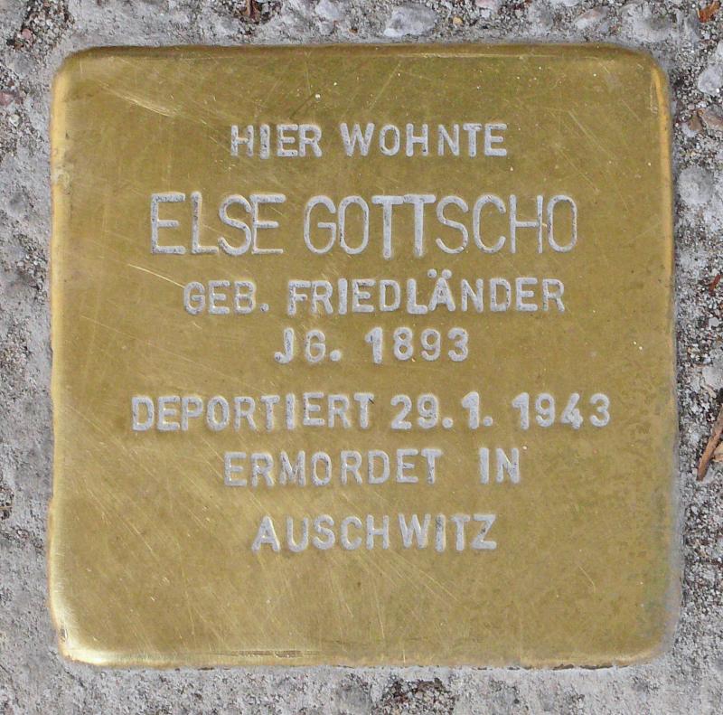 Foto:Initiative Stolpersteine Charlottenburg-Wilmersdorf