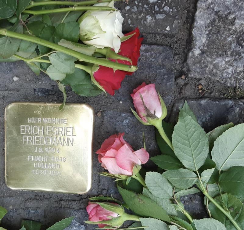 Stolperstein für Erich Esriel Friedemann © M. Müller