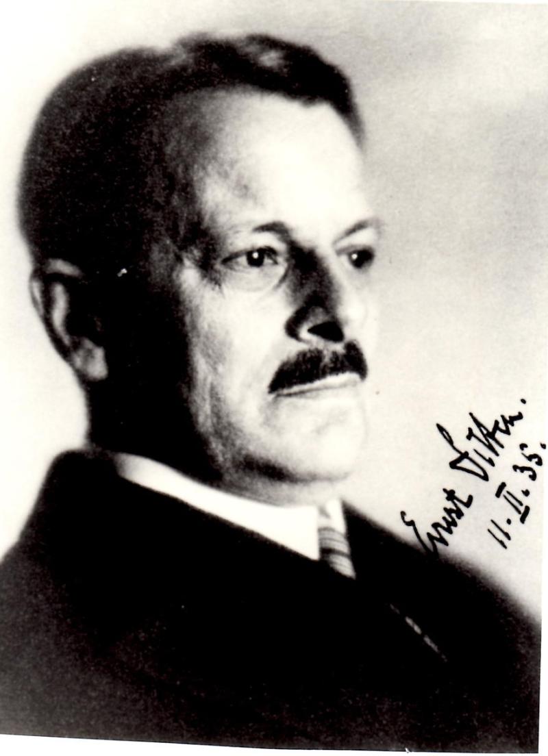 Fotografie von Dr. Ernst Silten, 1935.