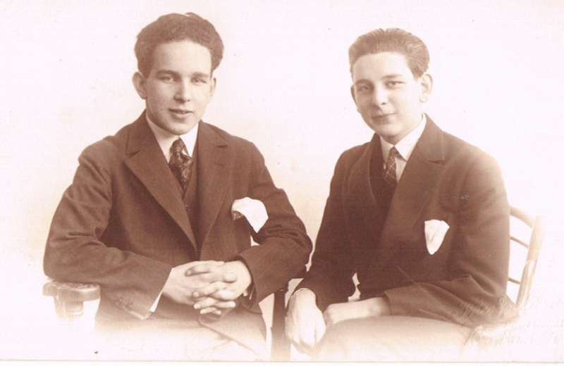 Ernst und Paul Hans Bamberg 1929