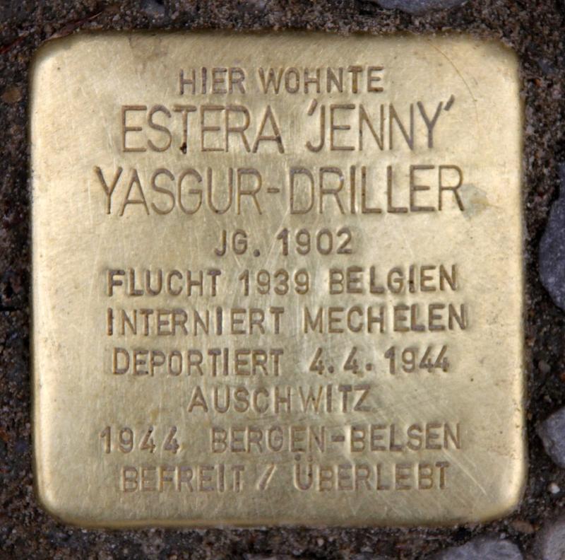 Estera „Jenny“ Yasgur-Driller © OTFW