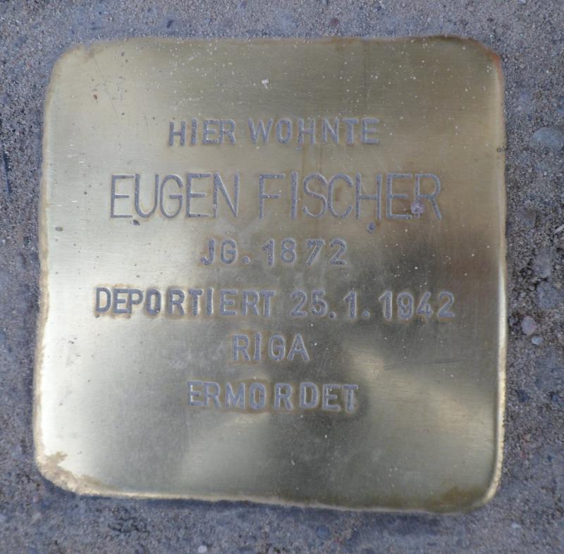 Stolperstein für Eugen Fischer