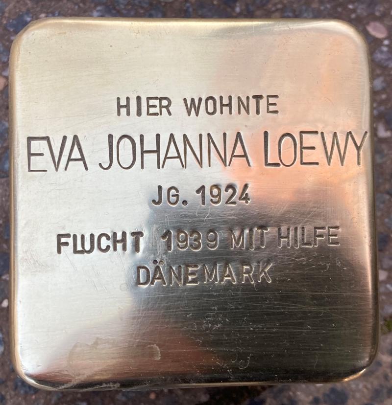 Stolperstein Eva johanna Loewy © Koordinierungsstelle Stolpersteine Berlin