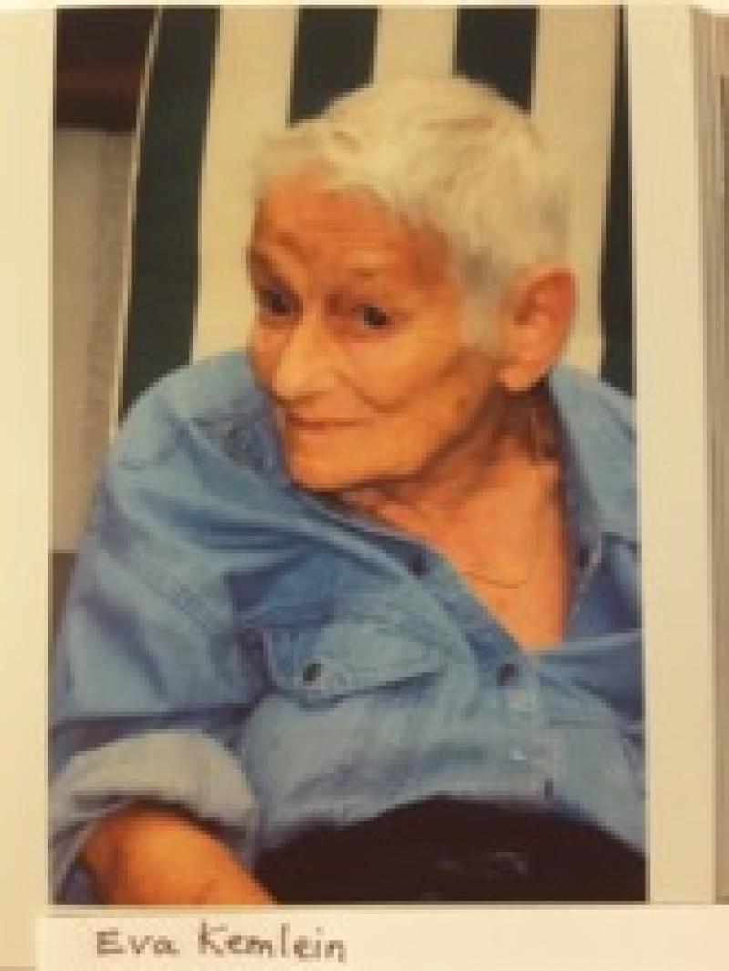 Eva Kemlein Bild: Privatsammlung Dorothée Mortensen