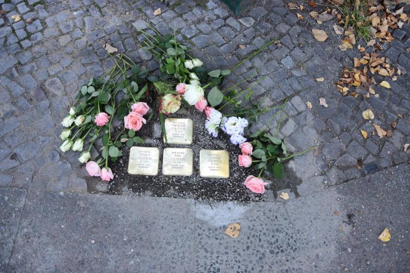 Stolpersteine Familie Goldstein, Foto: OTFW