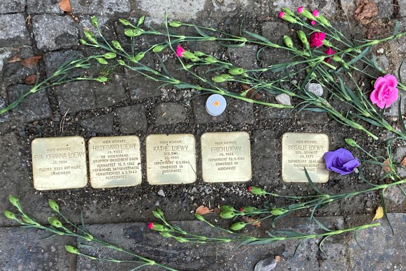 Stolpersteine Familie Loewy © Koordinierungsstelle Stolpersteine Berlin