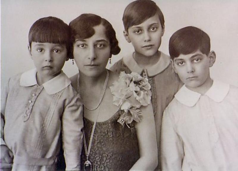 v.l.: Rolf, Anna, Lisa und Robert Brandt