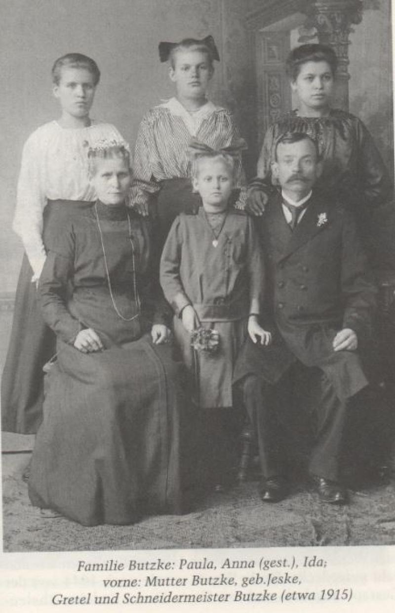 Foto von Familie Butzke um 1915