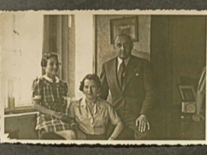 Susi, Jetty und Bruno Lasnitzki, 11. September 1938, Foto: Privatbesitz