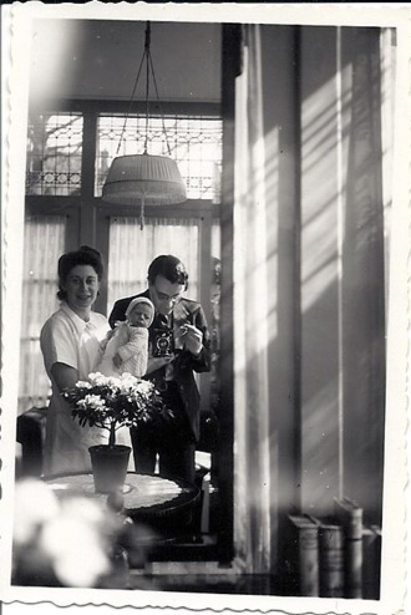 Fanny und Werner Petzal mit Bernhard im Sommer 1941, Foto: Monica Petzal