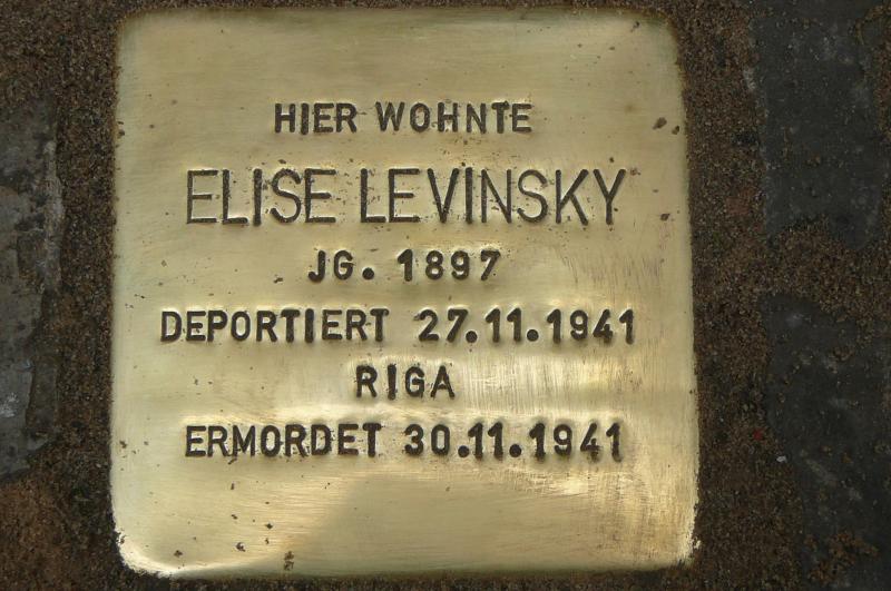 Foto: Initiative Stolpersteine Charlottenburg-Wilmersdorf