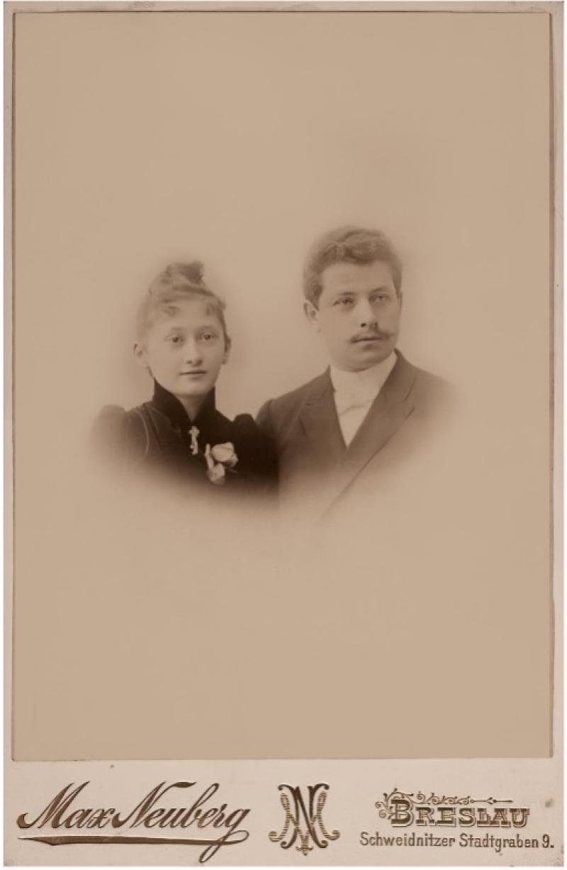 Sophie und Simon Feldmann um 1886, Privatbesitz