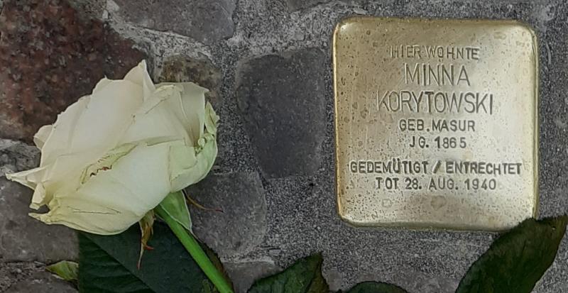 Stolperstein für Hannchen Lorber © J. Ferchland