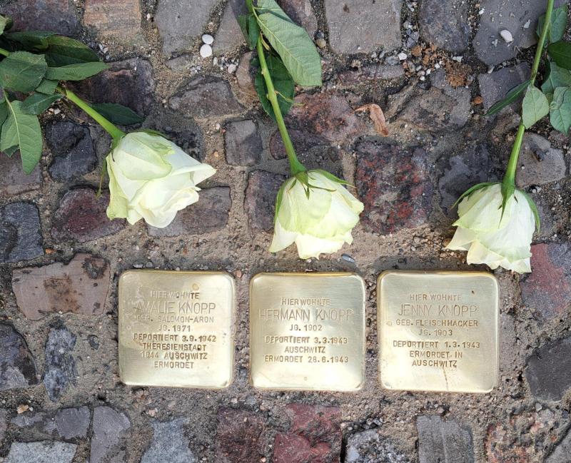 Stolpersteine für die Familie Oschitzki © privat