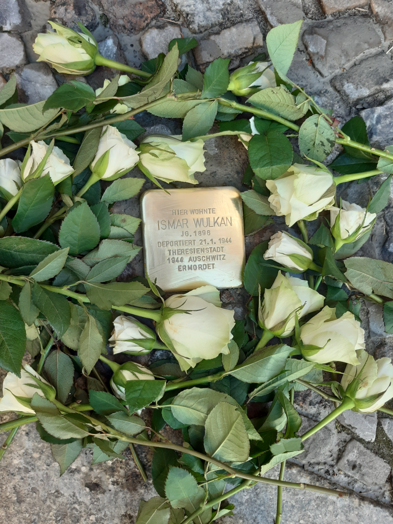Stolperstein für Ismar Wulkan © privat
