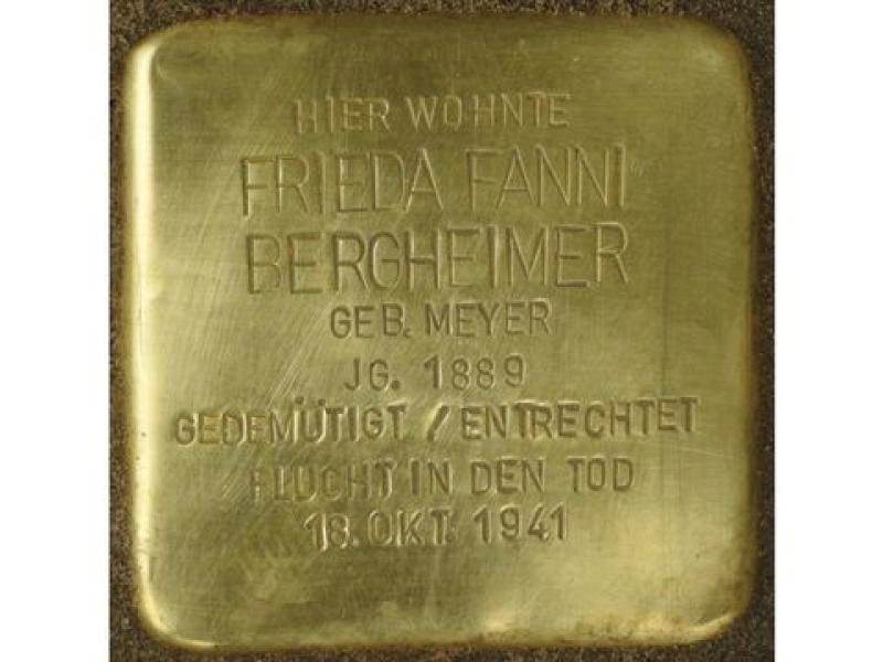 Stolperstein Frieda Fanni Bergheimer