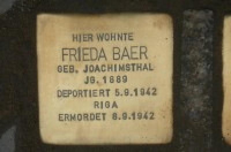 Foto: Initiative Stolpersteine Charlottenburg-Wilmersdorf