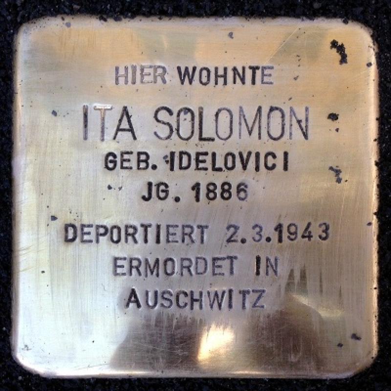 Stolperstein für Ita Solomon