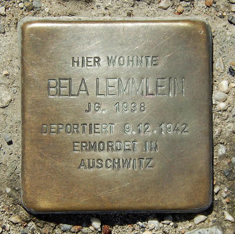 Stolperstein für Bela Lemmlein