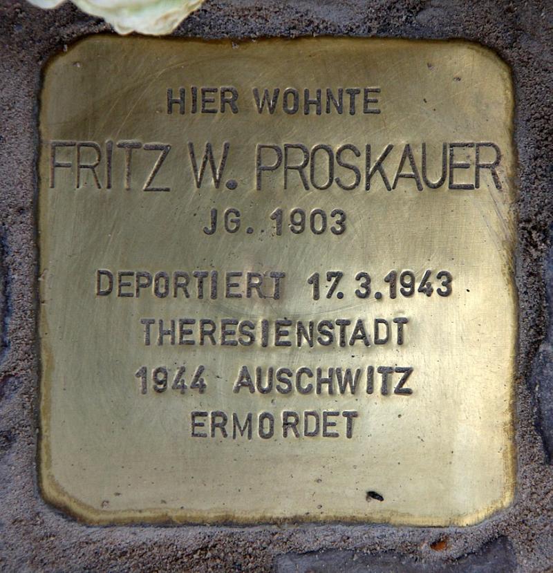 Fritz W. Proskauer © OTFW