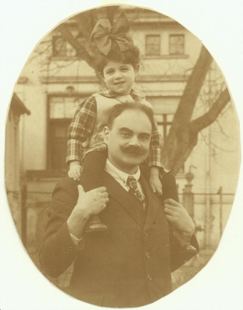 Fritz Wachsner mit Tochter Charlotte © Jüdisches Museum Berlin, Schenkung Marianne Meyerhoff