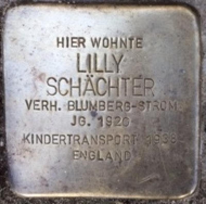 Stolperstein Lilly Schächter © Stolperstein Initiative Mitte
