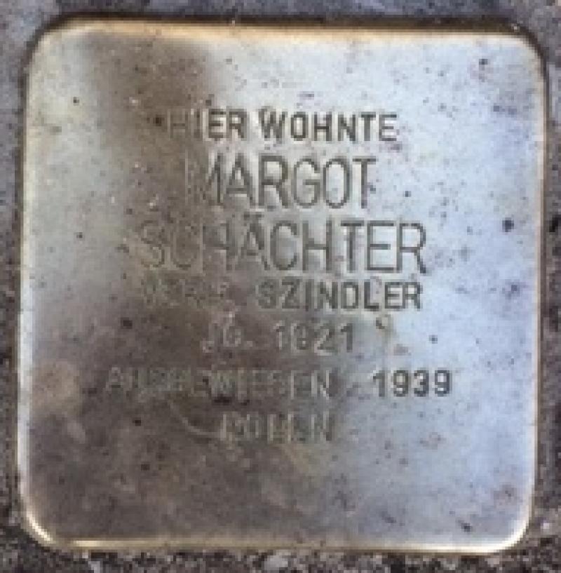 Stolperstein Margot Schächter, © Stolperstein Initiative Mitte