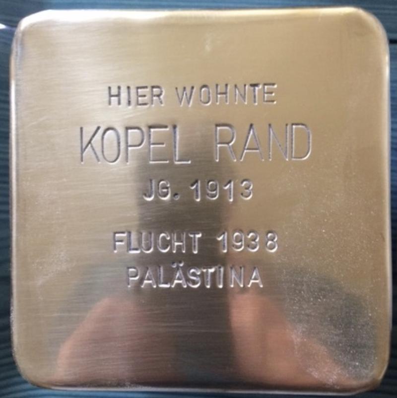 Stolperstein Kopel Rand © Initiative Mitte
