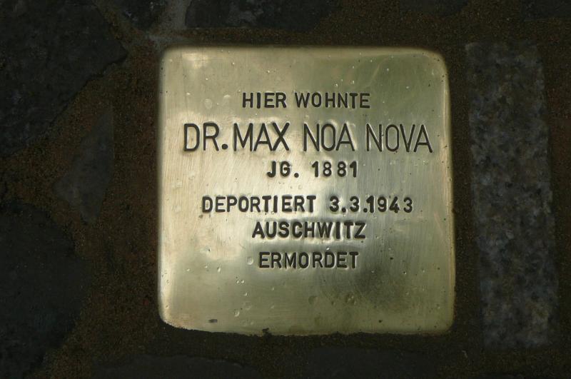 Stolperstein für Max Nova, Foto: Initiative Stolpersteine CW, H.-J. Hupka