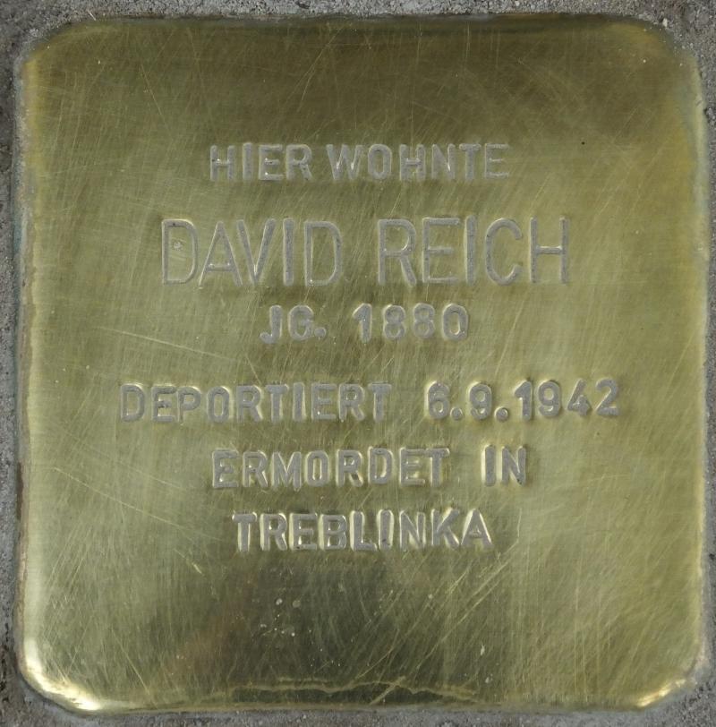 Stolperstein für David Reich