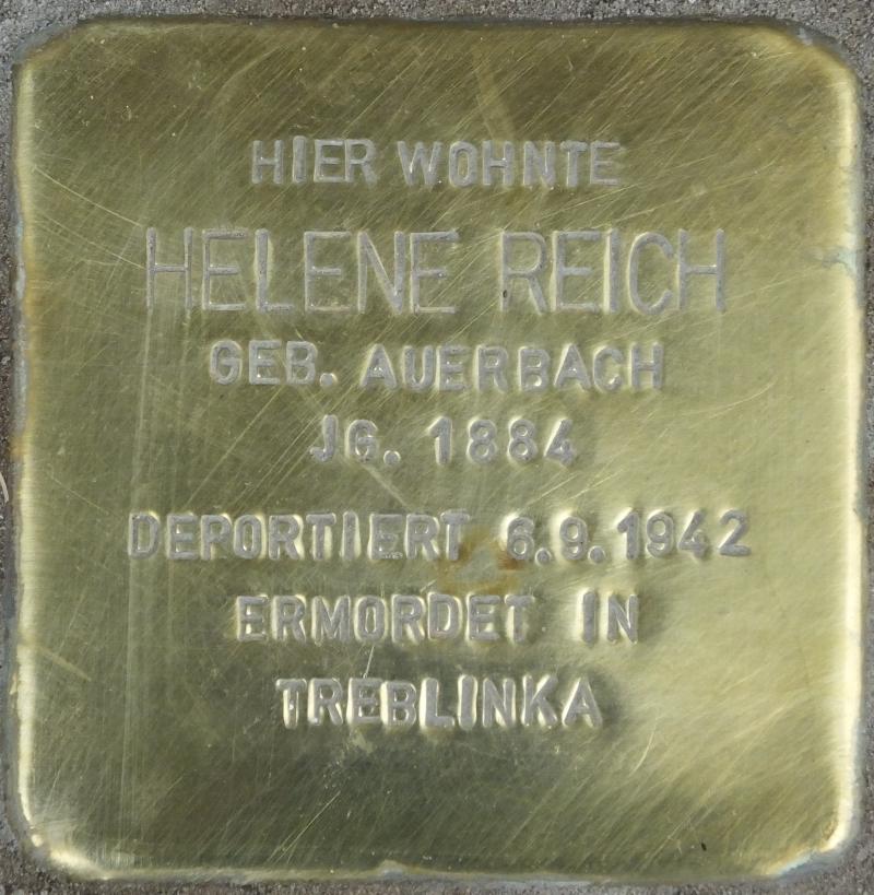 Stolperstein für Helene Reich