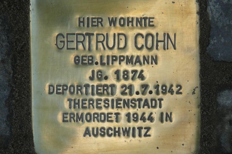 Foto: Initiative Stolpersteine Charlottenburg-Wilmersdorf