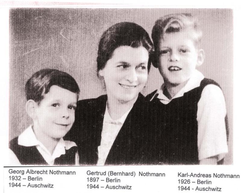 Georg Albrecht, Gertrud und Karl-Andreas Nothmann © Bewohner des Hauses