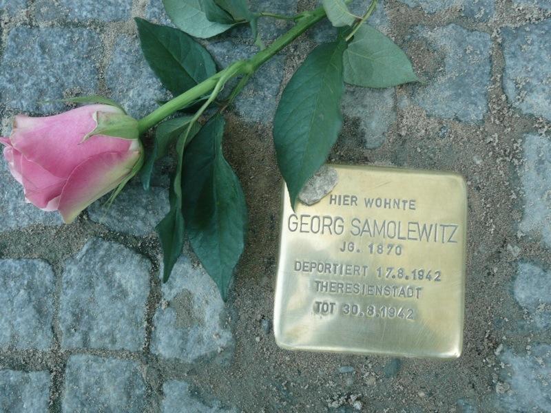 Stolperstein für Georg Samolewitz
