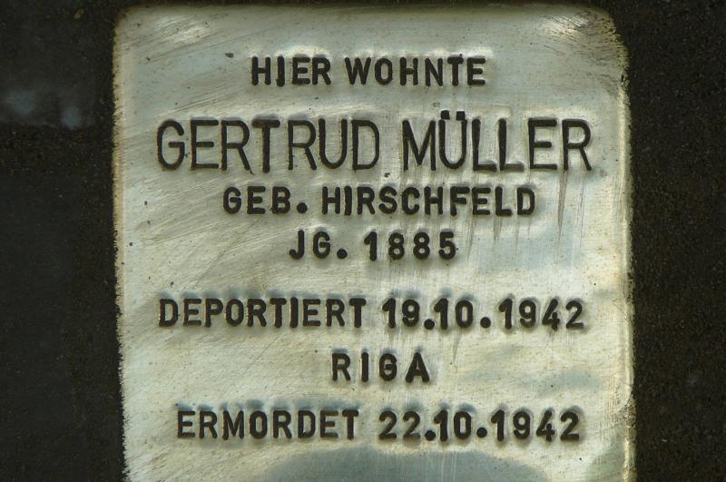 Foto: Initiative Stolpersteine Charlottenburg-Wilmersdorf