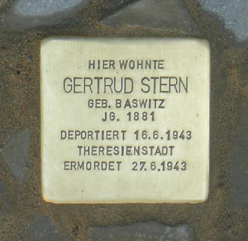 Foto: Initiative Stolpersteine Charlottenburg-Wilmersdorf