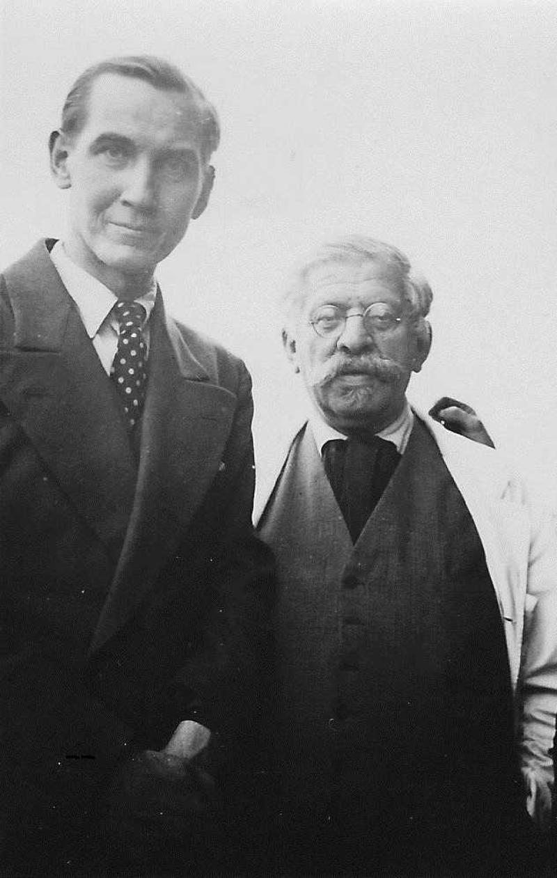 Karl Giese und Magnus Hirschfeld. Foto: Max Reiss, o.J. Copyright: Archiv der Magnus-Hirschfeld-Gesellschaft e.V.
