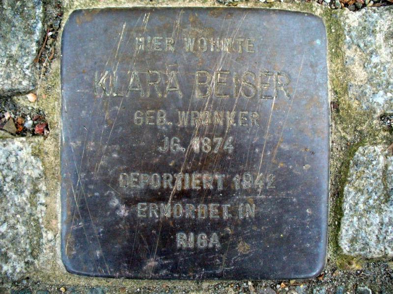 Foto: Initiative Stolpersteine Charlottenburg-Wilmersdorf