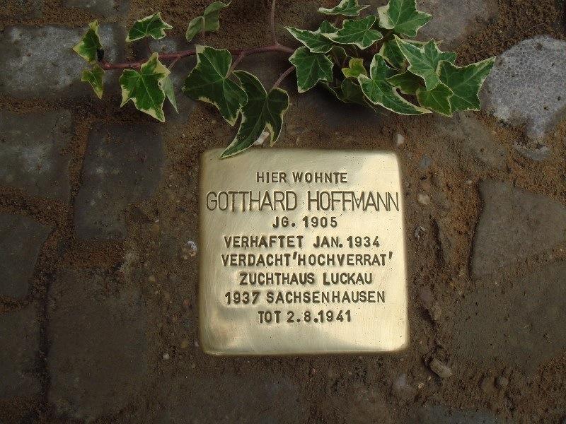 Stolperstein für Gotthard Hoffmann