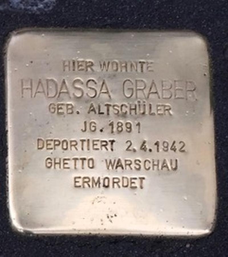 Stolperstein für Hassada Graber