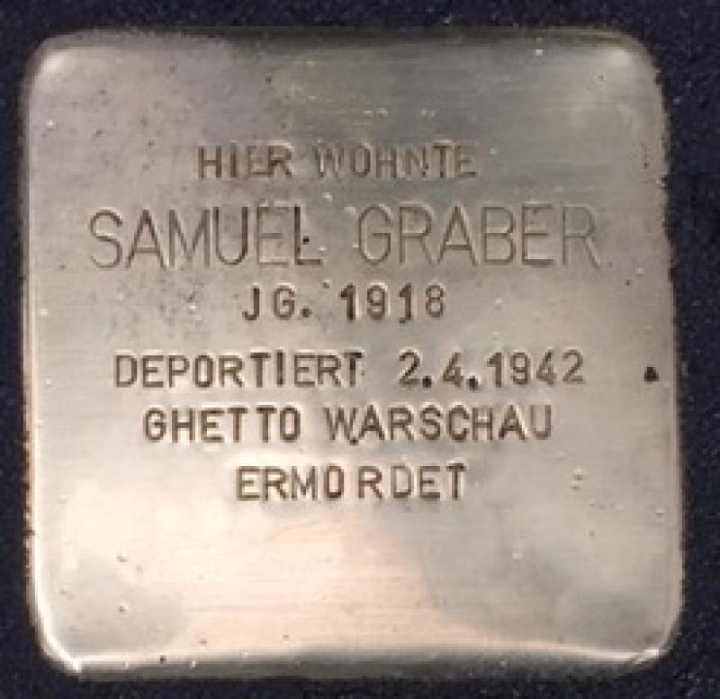 Stolperstein für Samuel Graber