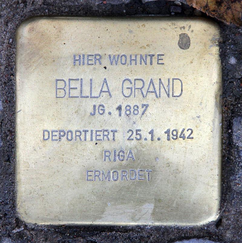 Stolperstein für Bella Grand © OTFW 