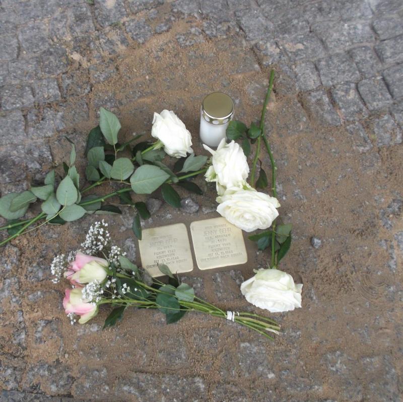 Stolpersteine für Jacob und Jenny Gehr © I. Witte