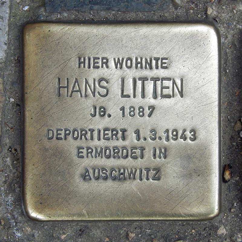 Stolperstein für Hans Litten