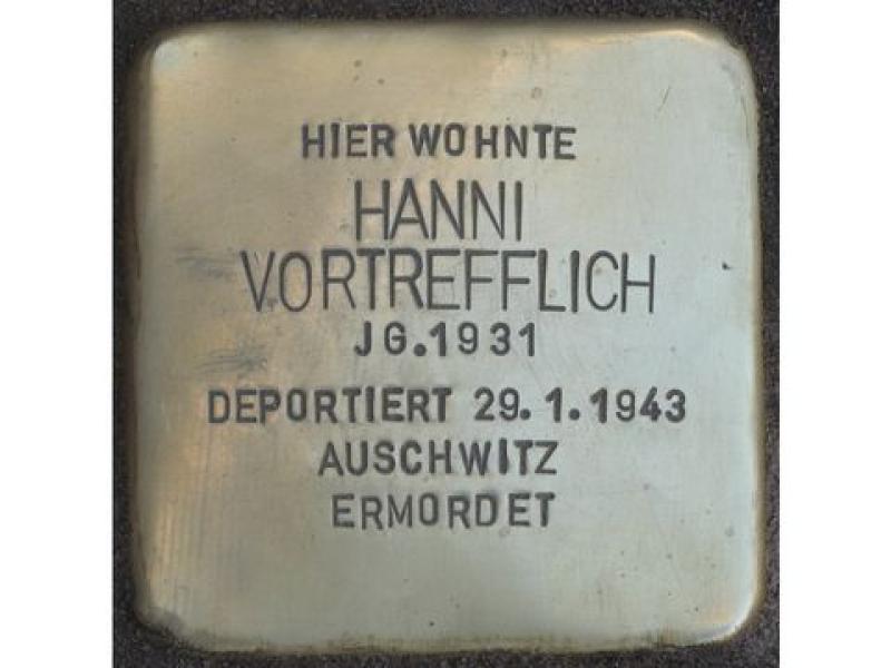 Stolperstein Hanni Vortrefflich