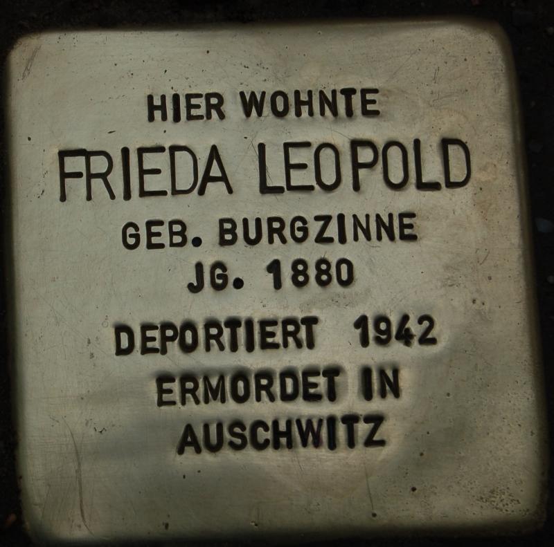 Stolperstein von Frieda Leopold
