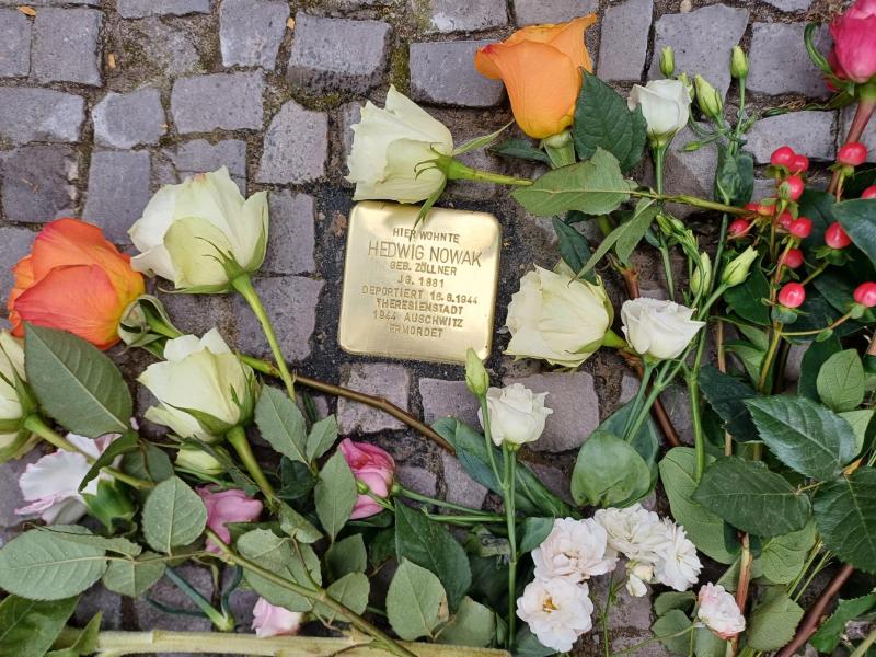 Stolperstein von Hedwig Nowak, Foto: A.Köppen