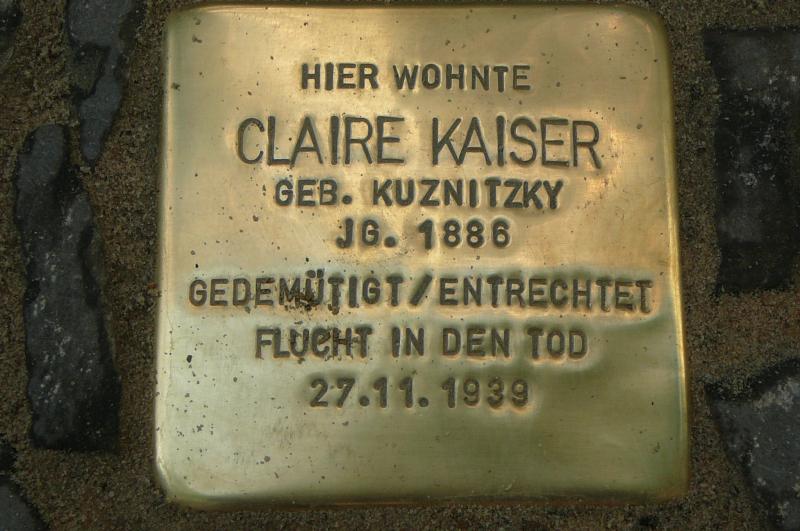 Foto: Initiative Stolpersteine Charlottenburg-Wilmersdorf